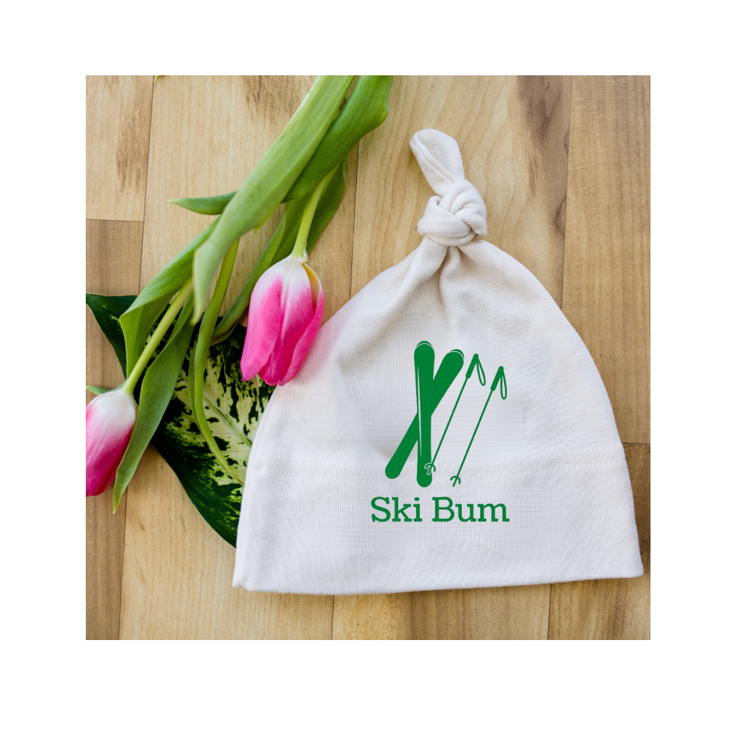 Ski Bum Long Sleeve Romper & Hat Gift Set