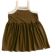 The Willow Strappy Dress In Rain Drum