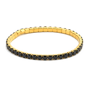 Eileen Cz Stretch Bracelet Black