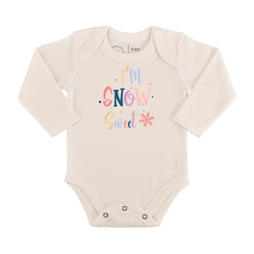 Graphic Bodysuit | Snow Sweet (long Sleeve)