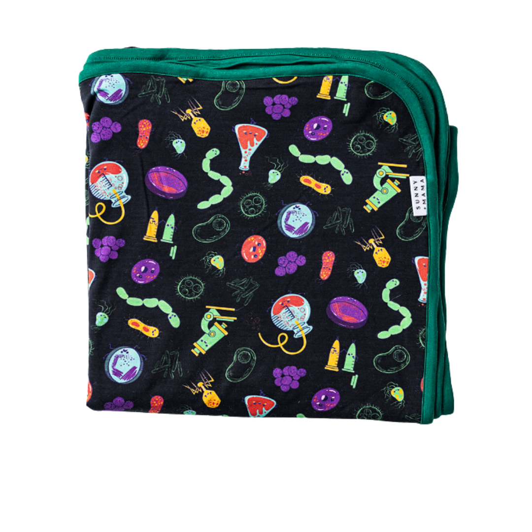 Going Viral Microbiology Bamboo Blanket Xl