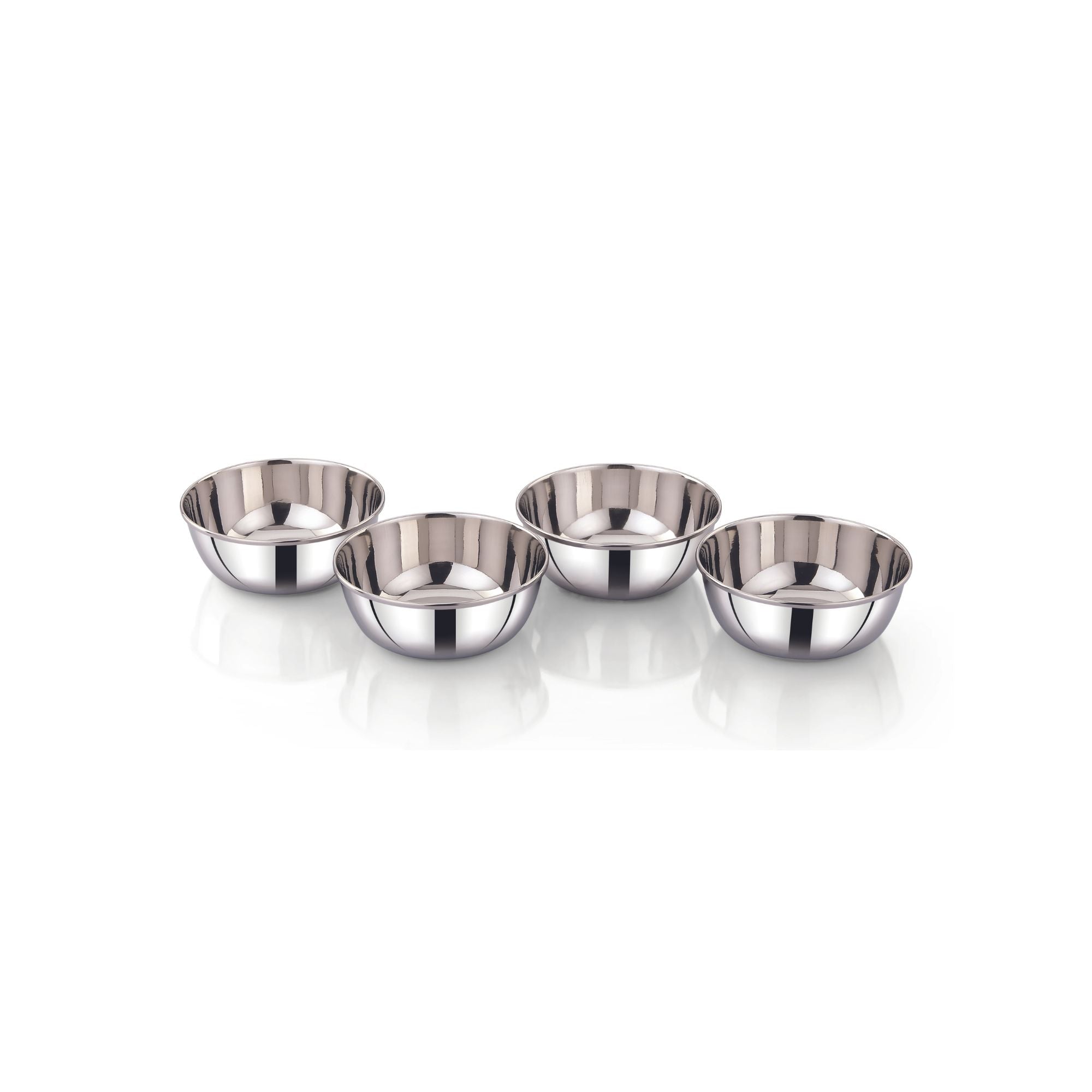 Truck Stainless Steel Kids Bowls — Set Of 4 Construction Truck Designs | Bpa-free, Dishwasher Safe |