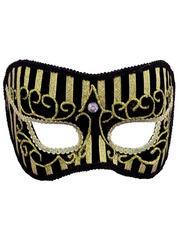 Forum Mardi Gras Costume  Oriental Half Mask
