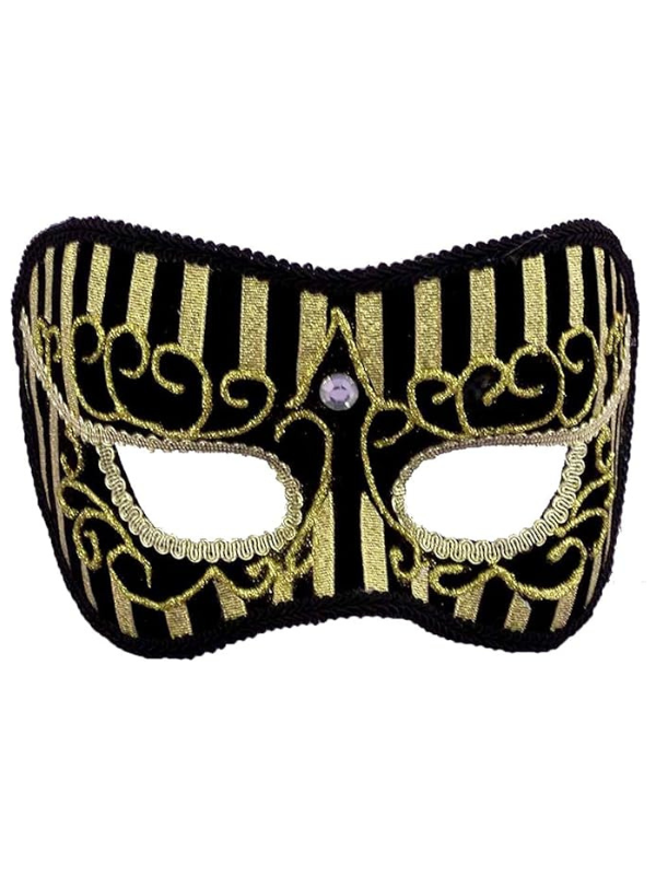Forum Mardi Gras Costume  Oriental Half Mask