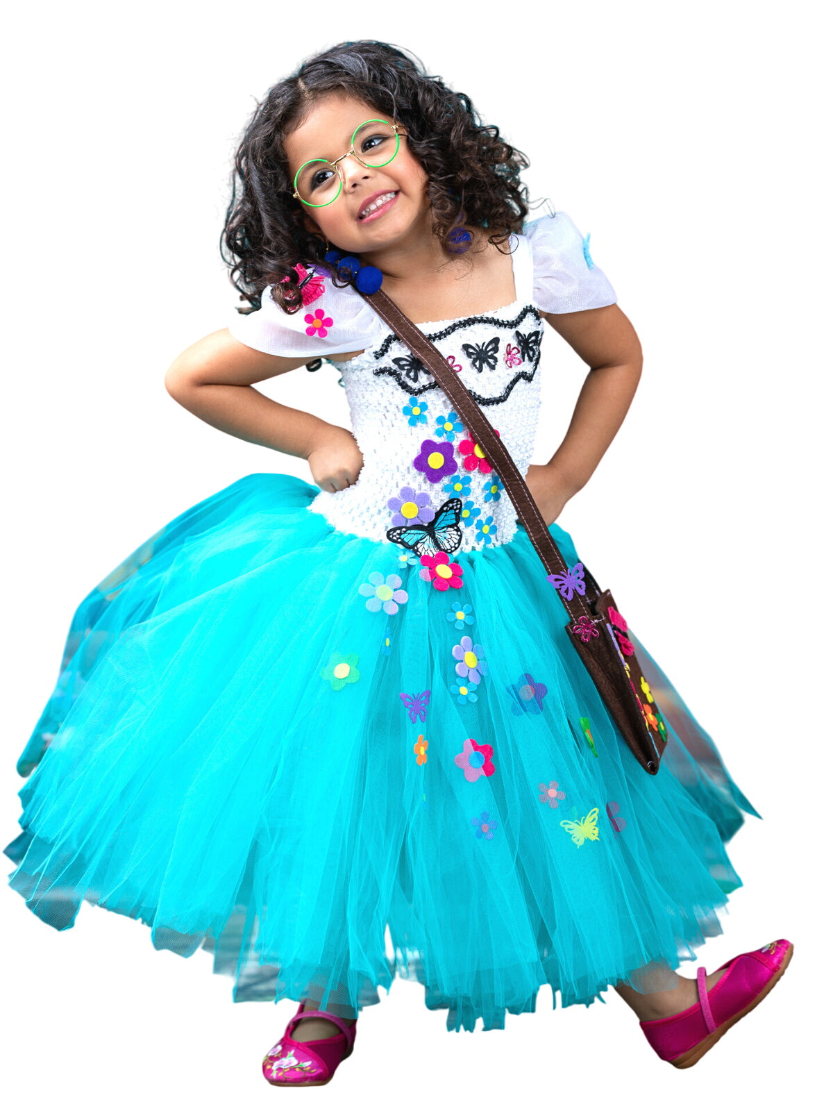 Girls Mirabel Floral Tutu Costume Dress