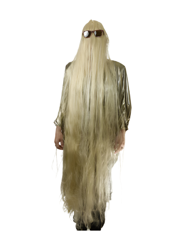 Blonde Cousin It Wig