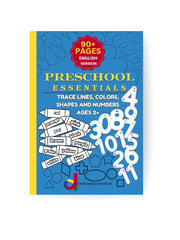 Preschool Essentials Trace Lines, Colors, Shapes And Numbers Coloring Book