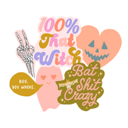 Halloween Individual Non-packaged Sticker
