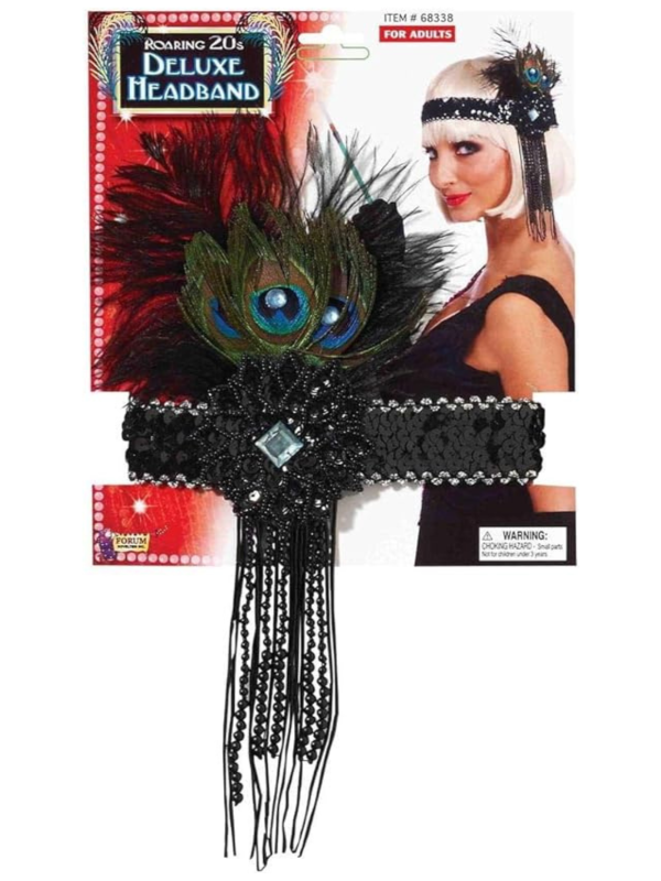 Peacock Flapper Headband