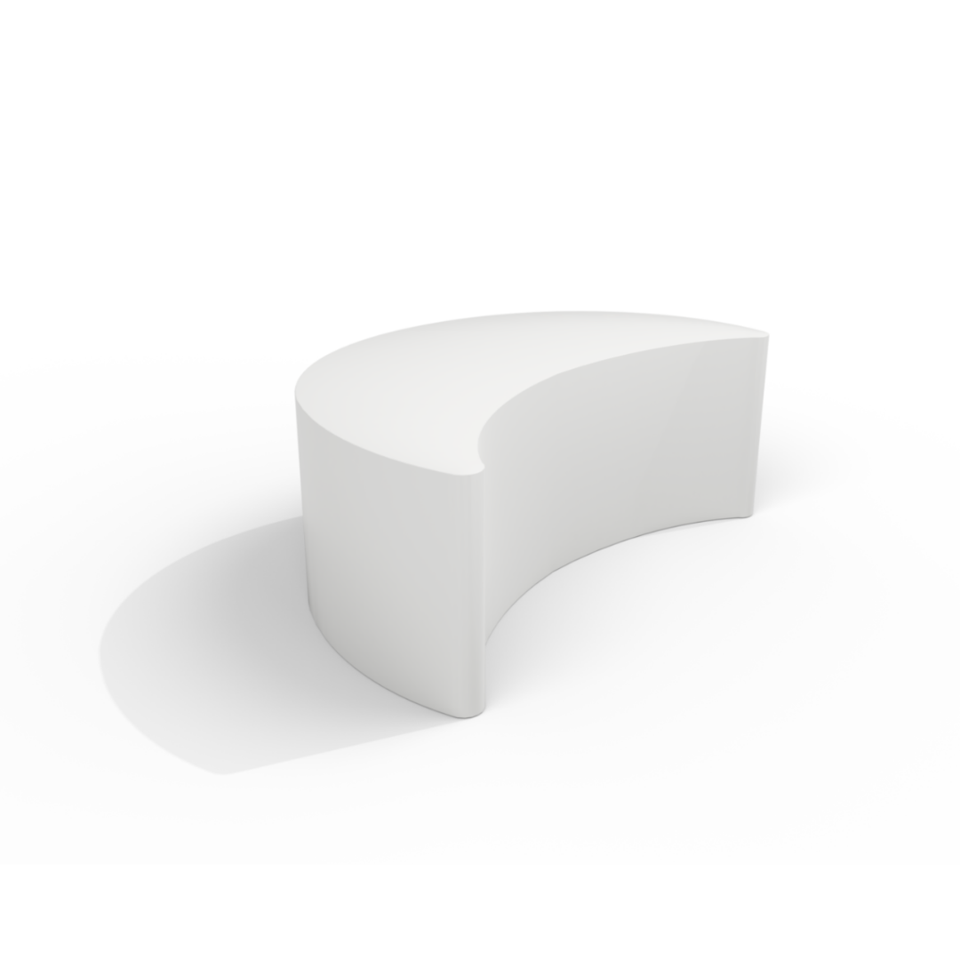Crescent Moon Ottoman/table