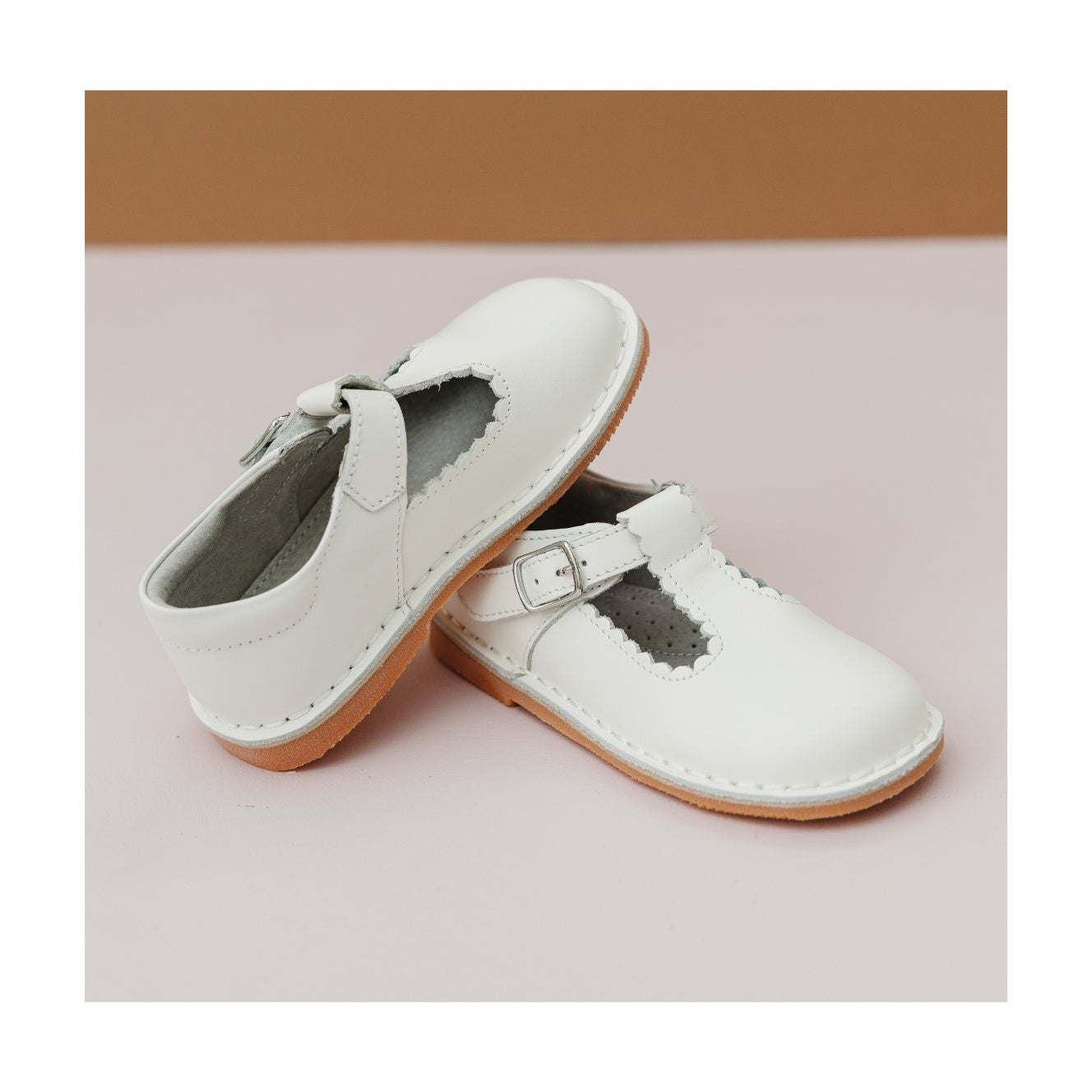 Selina Scalloped T-strap Mary Jane