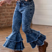 Urban Belle Ruffle Denim Jeans