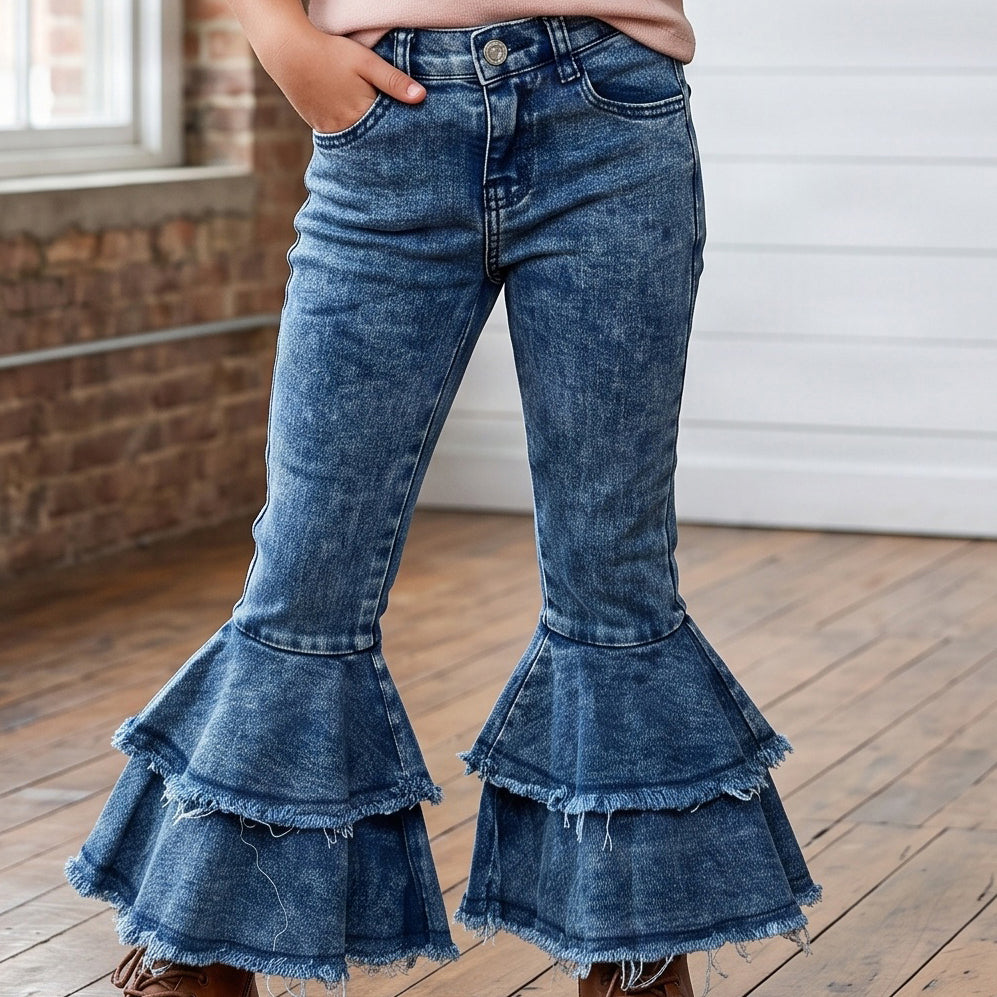 Urban Belle Ruffle Denim Jeans