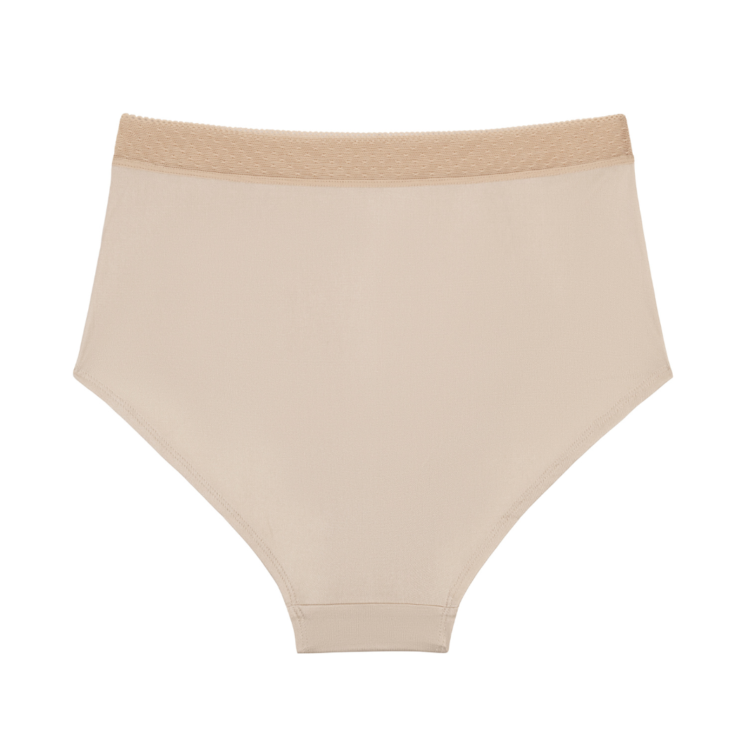 High-waisted Silk Brief