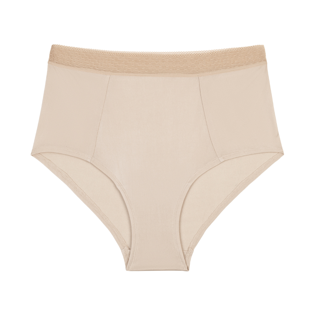 High-waisted Silk Brief