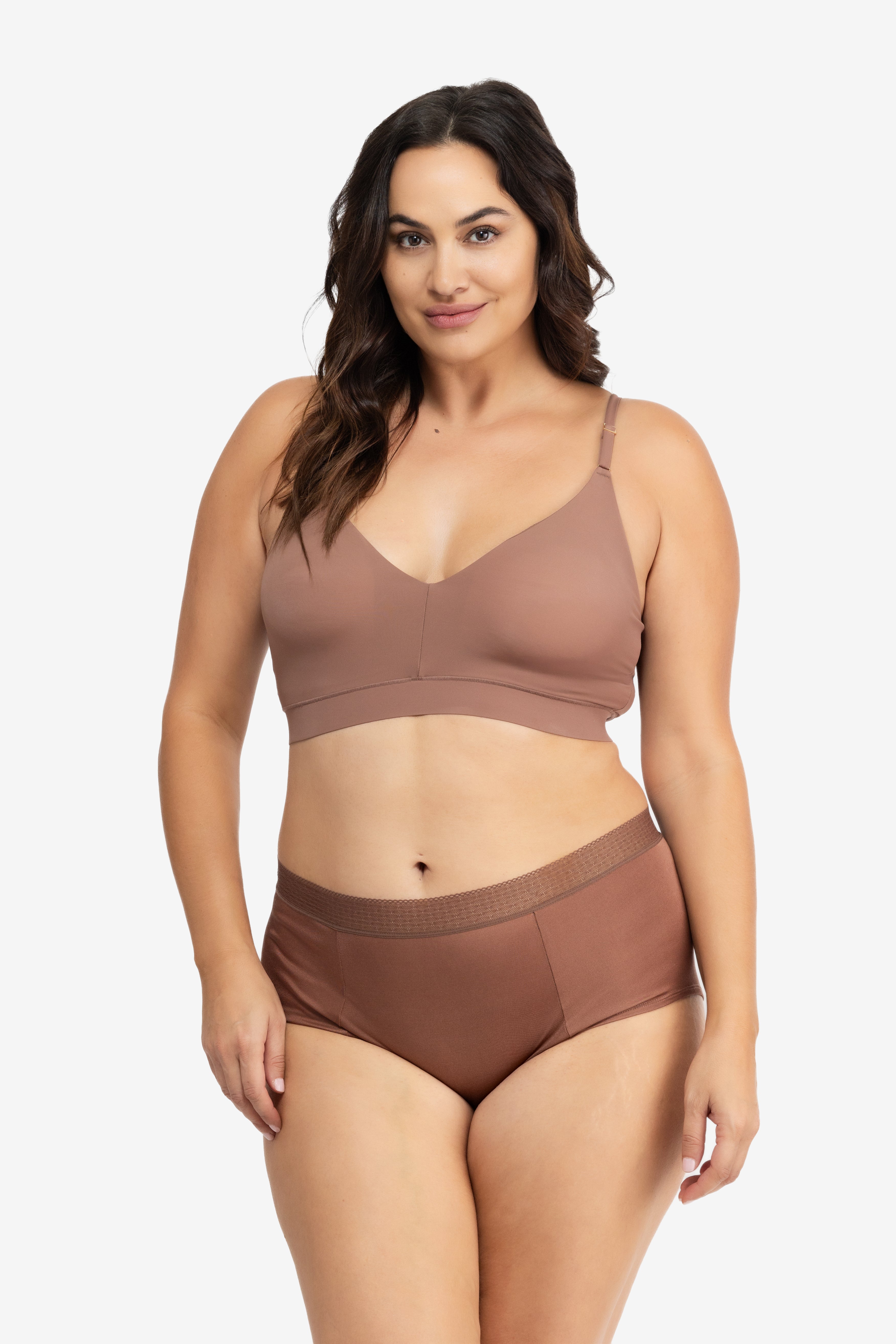 High-waisted Silk Brief