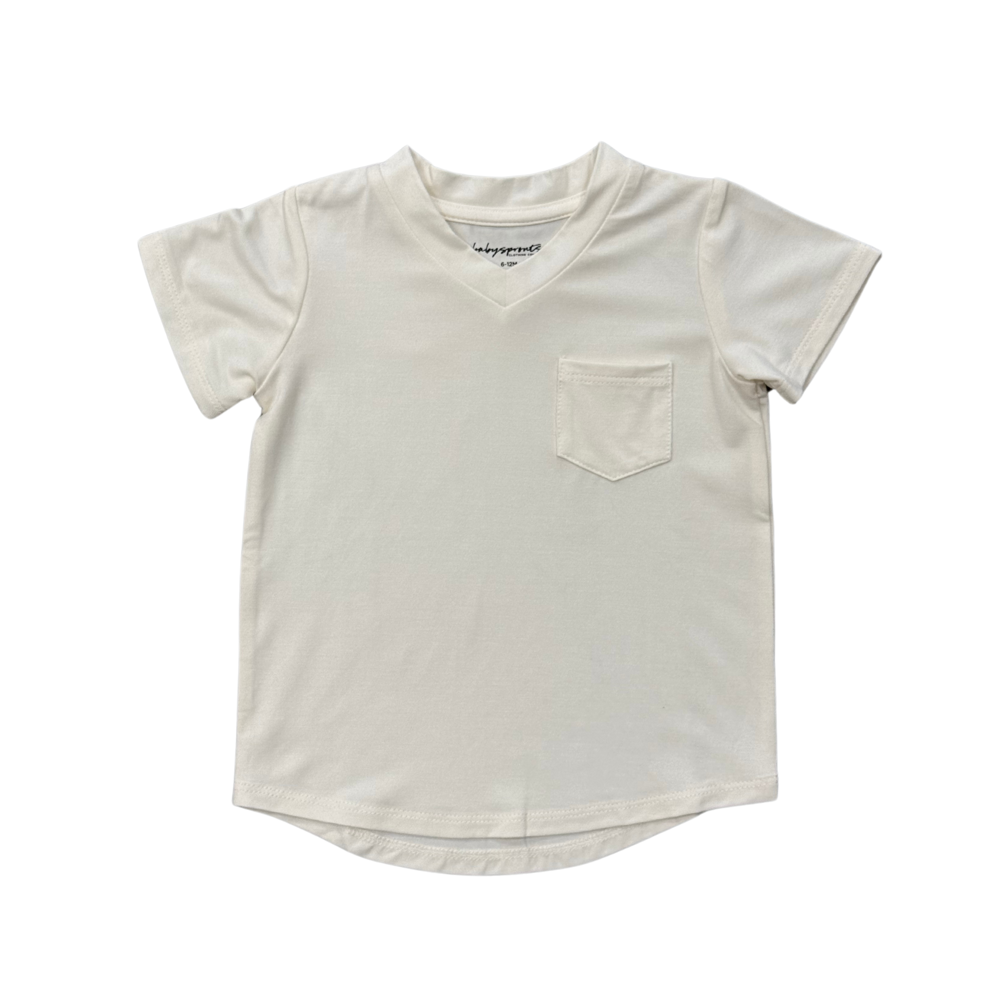 V-neck Pocket Tee