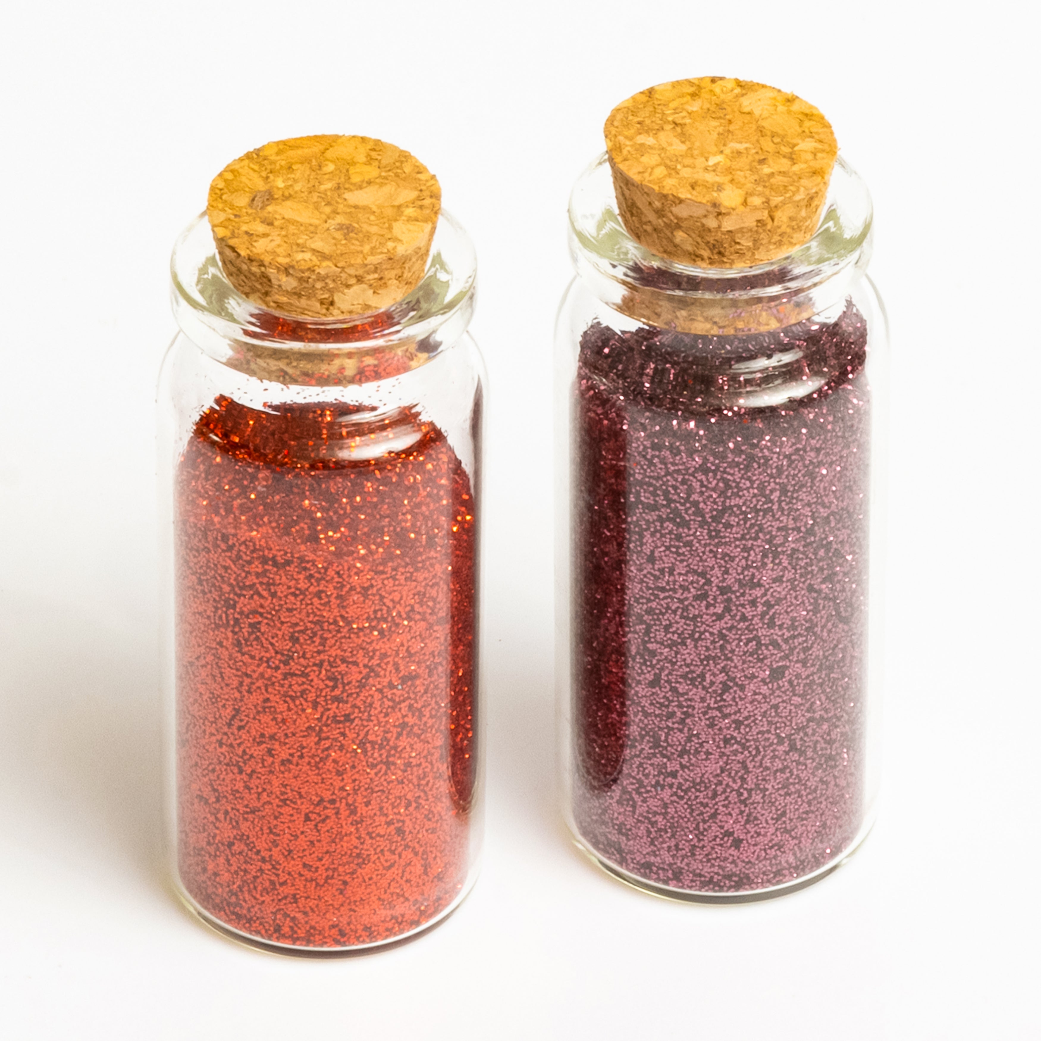 Red & Pink Glitter Bottles Everett Rd. By Cathe Holden 2pk