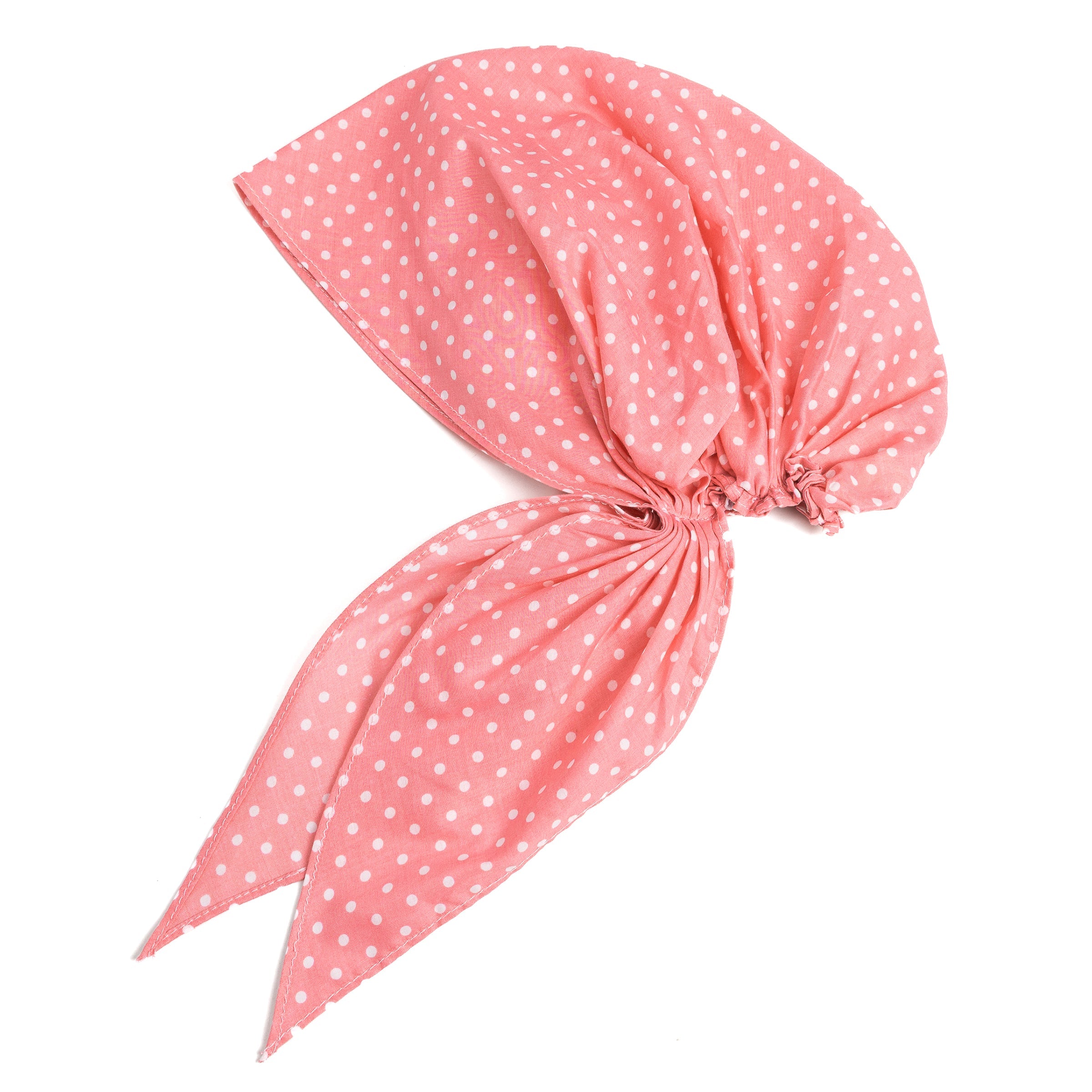 Girls Summer Hair Bandana Pretied Head Scarf - Kids Age 3-8 Y- Polka Dots