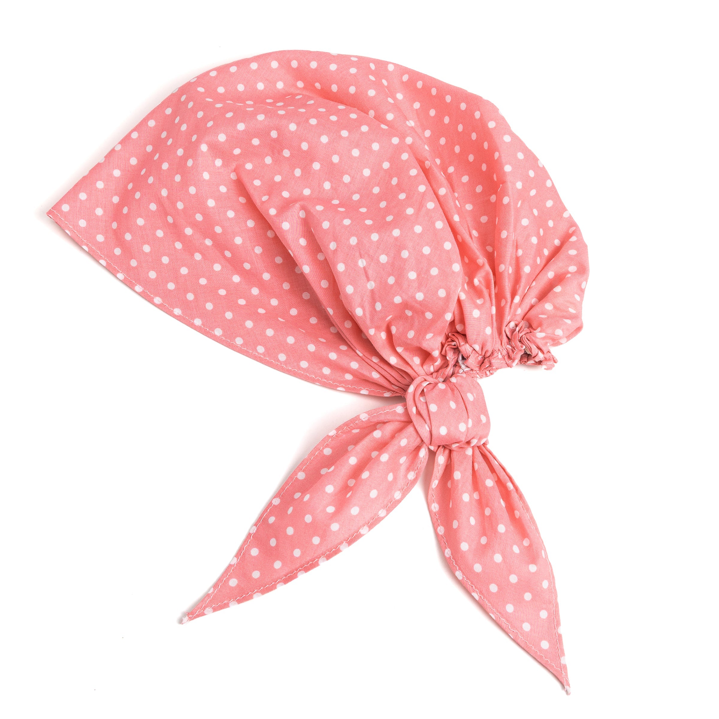 Girls Summer Hair Bandana Pretied Head Scarf - Kids Age 3-8 Y- Polka Dots