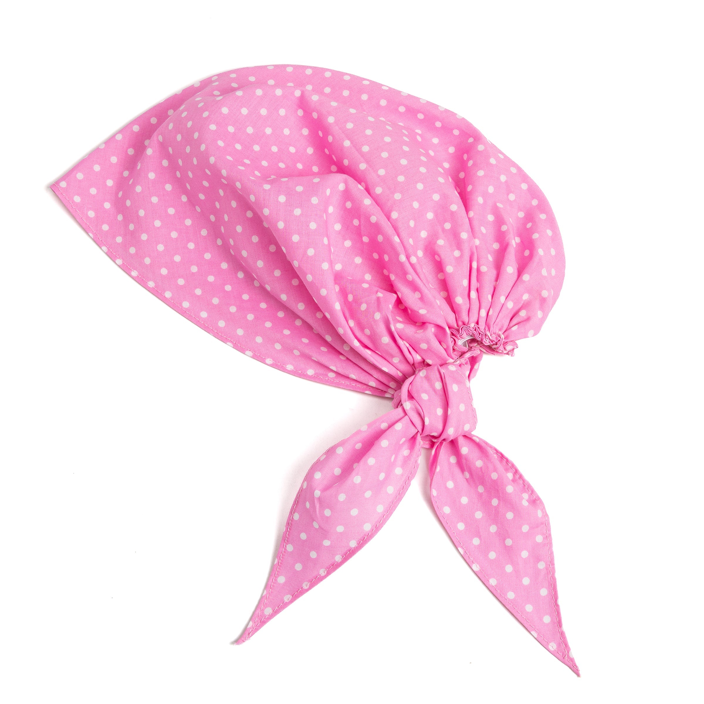Girls Summer Hair Bandana Pretied Head Scarf - Kids Age 3-8 Y- Polka Dots