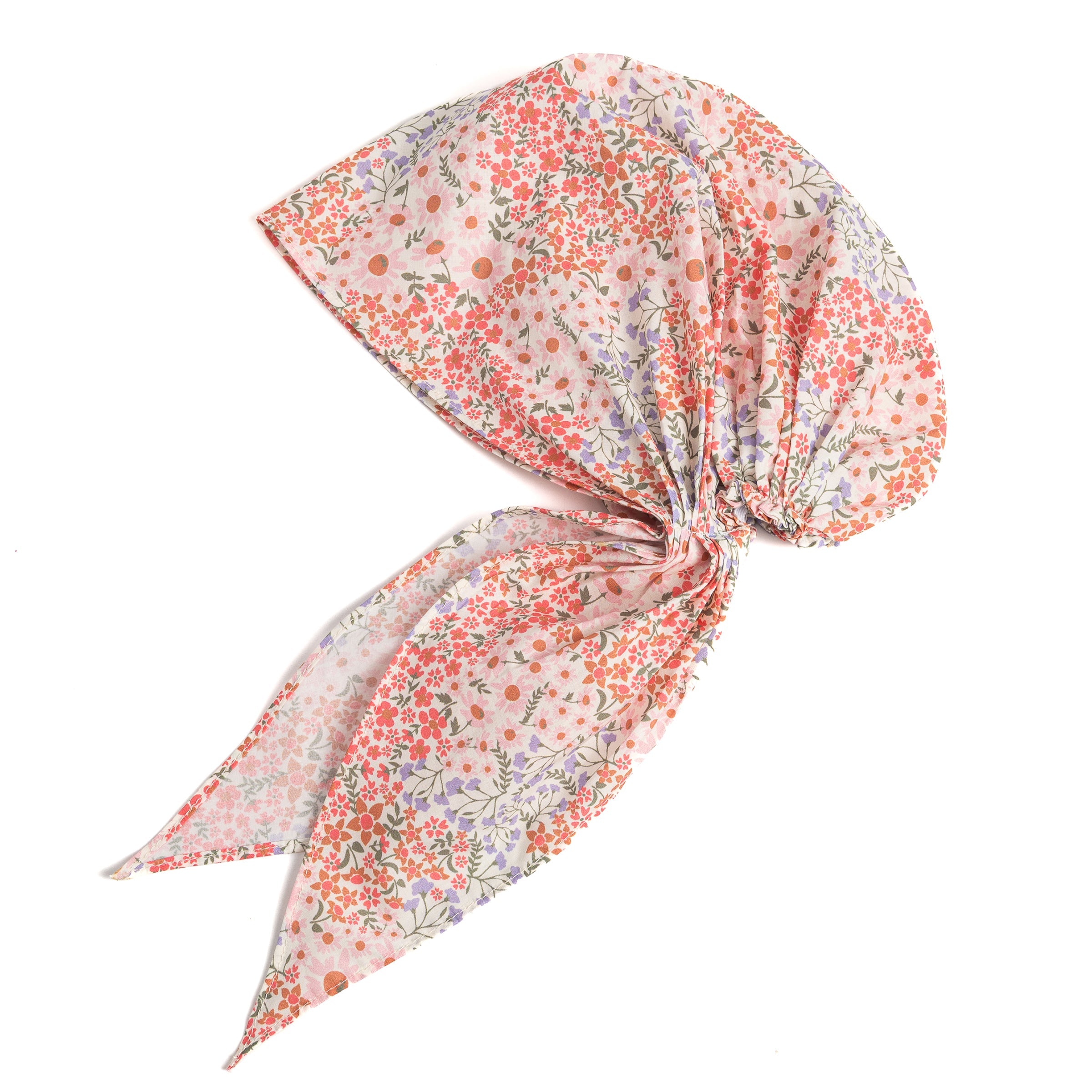 Girls Pre-tied Hair Bandana Head Scarf - Kids Age 3-8 Y- Country Floral
