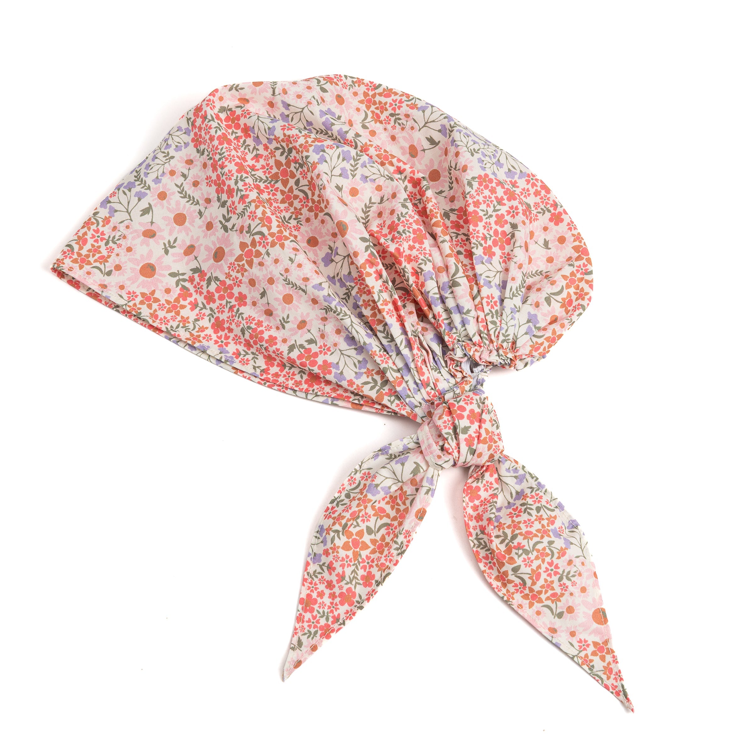Girls Pre-tied Hair Bandana Head Scarf - Kids Age 3-8 Y- Country Floral