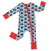 Valentine Diggers Bamboo Convertible Footie (pre-order)