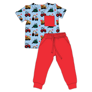 Valentine Diggers Bamboo Pocket Tee & Jogger Set (pre-order)