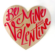 Heart Shaped Valentine's Day Solid Maple Wood Serving Board Platter - 12.5" X 11.5" | Made In The Usa 🇺🇸