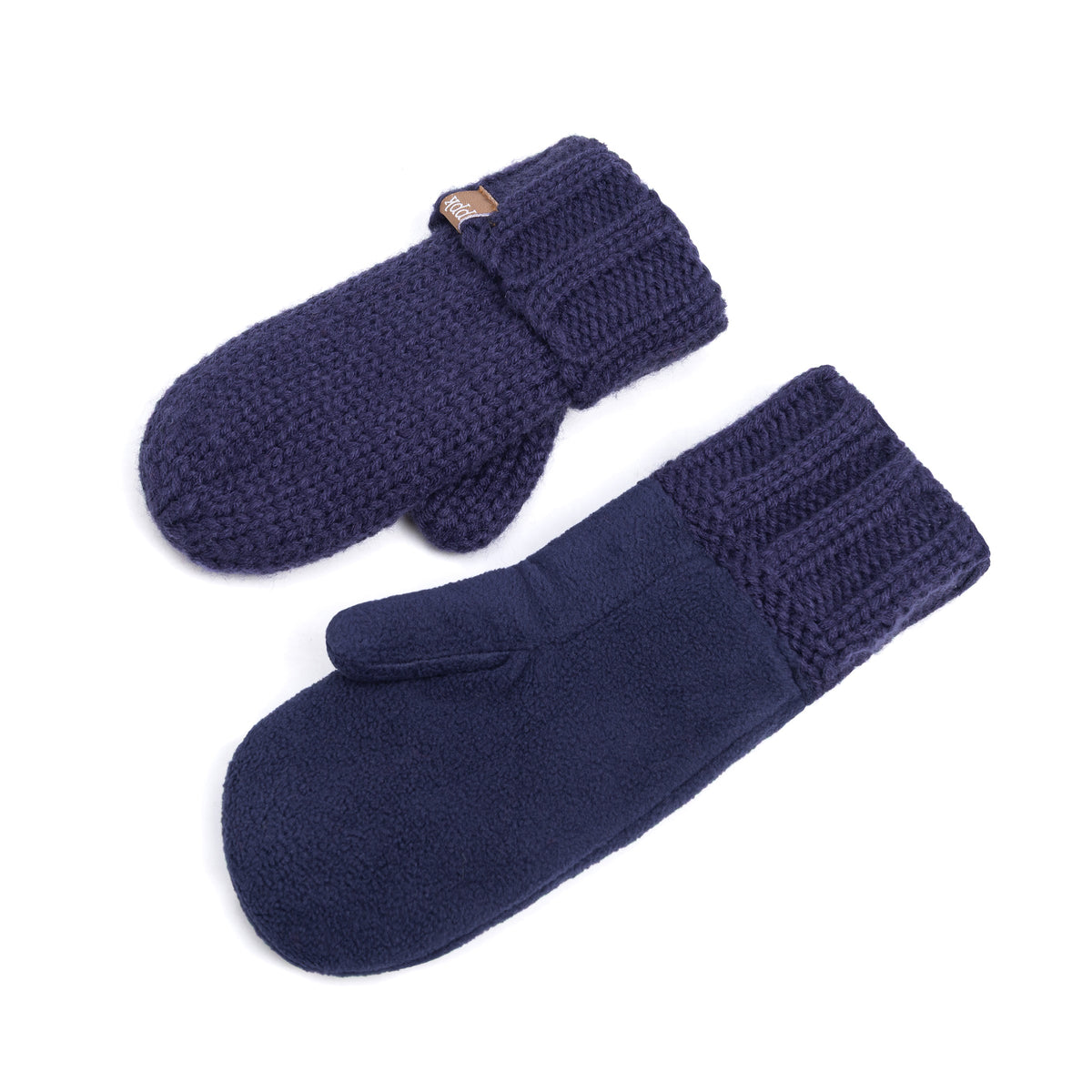 Kids Knitted Mittens With Fleece-lined Interior - Cold Weather Basics - Boys 1-12 Y
