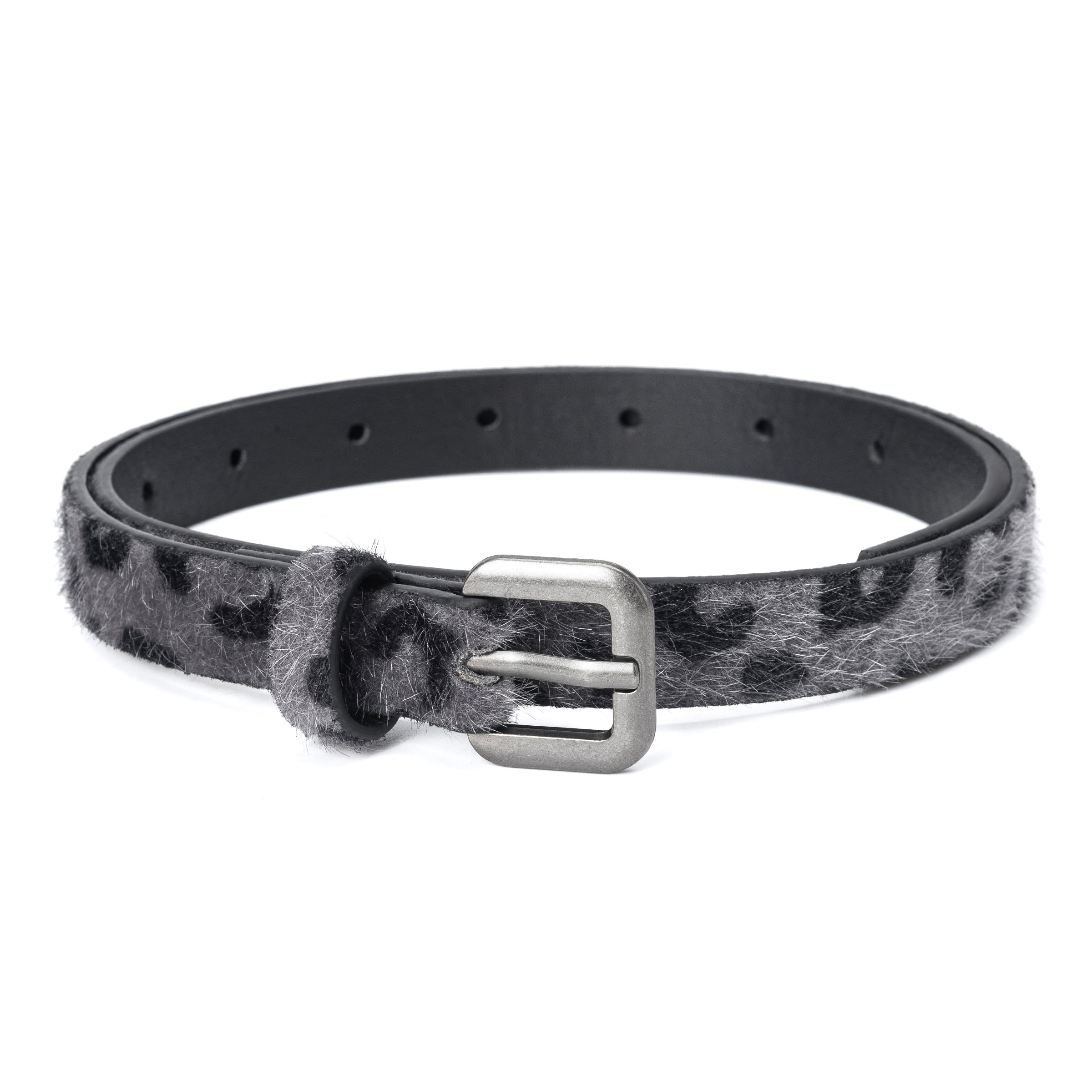 Girls' Leopard Print Faux Leather Belt – Fashion Belt For Kids, Teens 4-19 Y