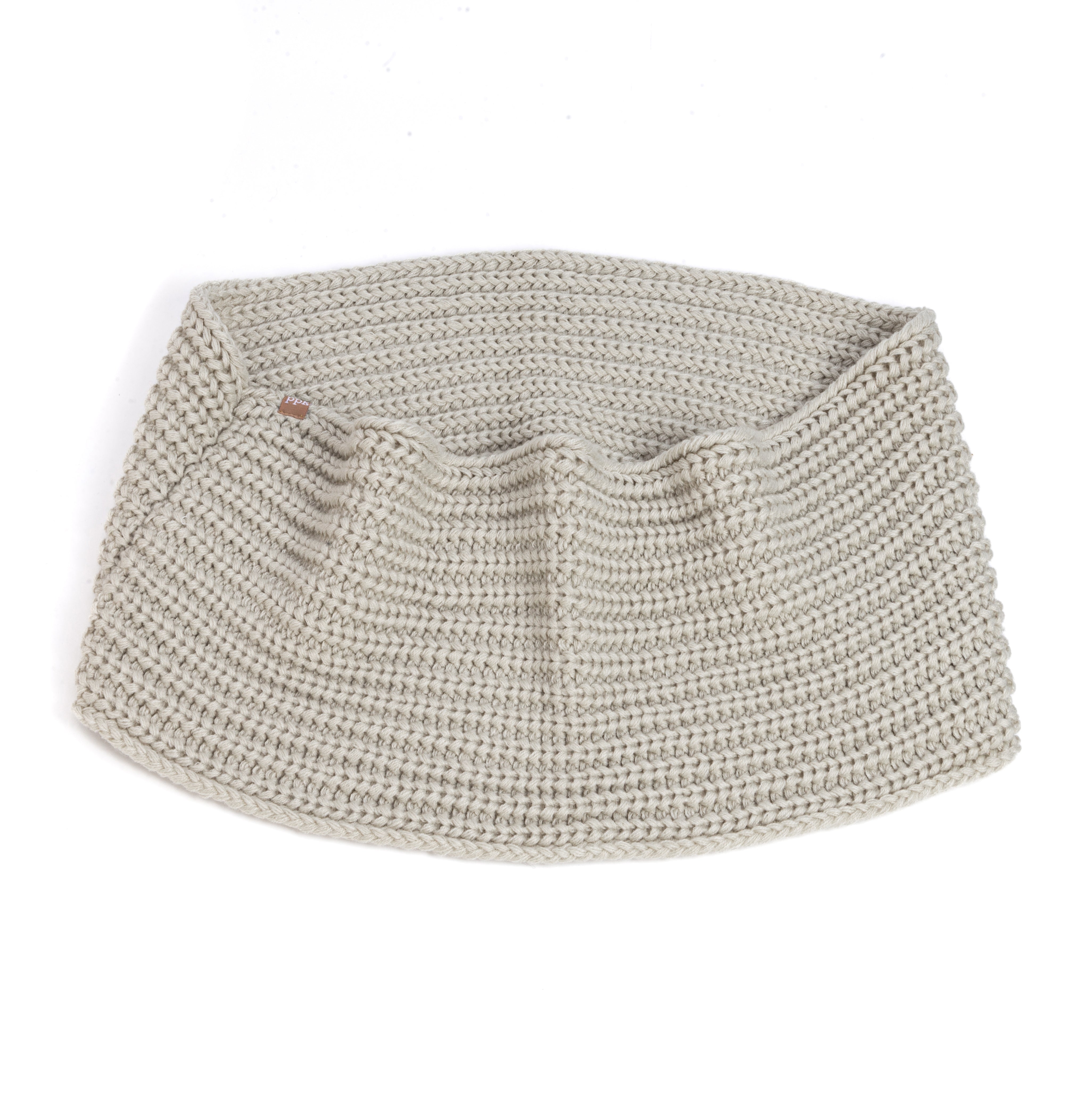 Kids Knitted Infinity Scarf - Heather Grey - One Size