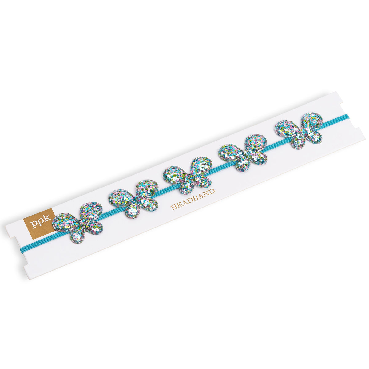 Little Girls Sparkly Butterfly Headband- Toddlers And Kids 3-8 Years
