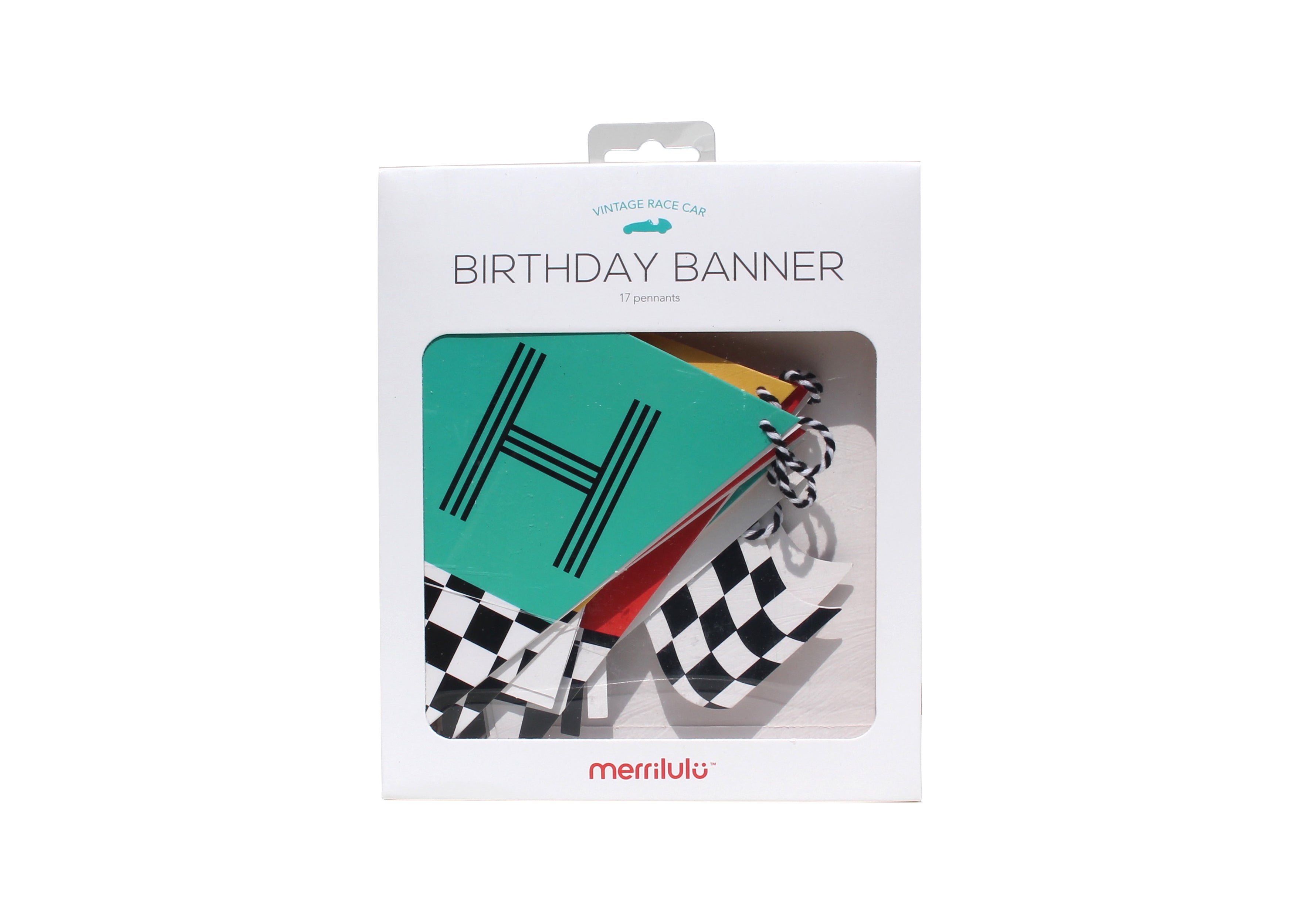 Race Car Birthday Banner