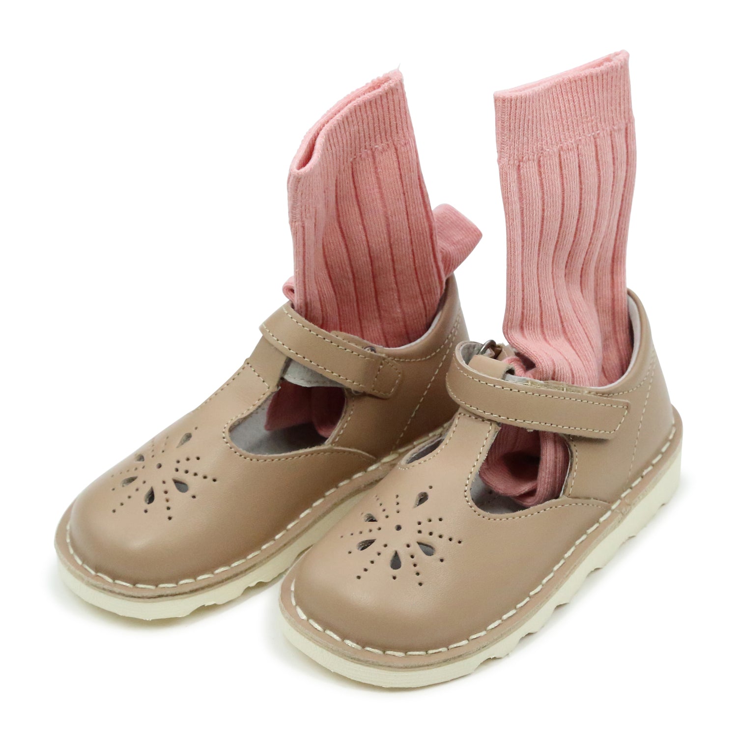 Ribbed Knee High Socks (vintage Pink)