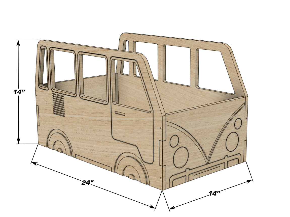 Arlo- Vw Inspired Toy Storage