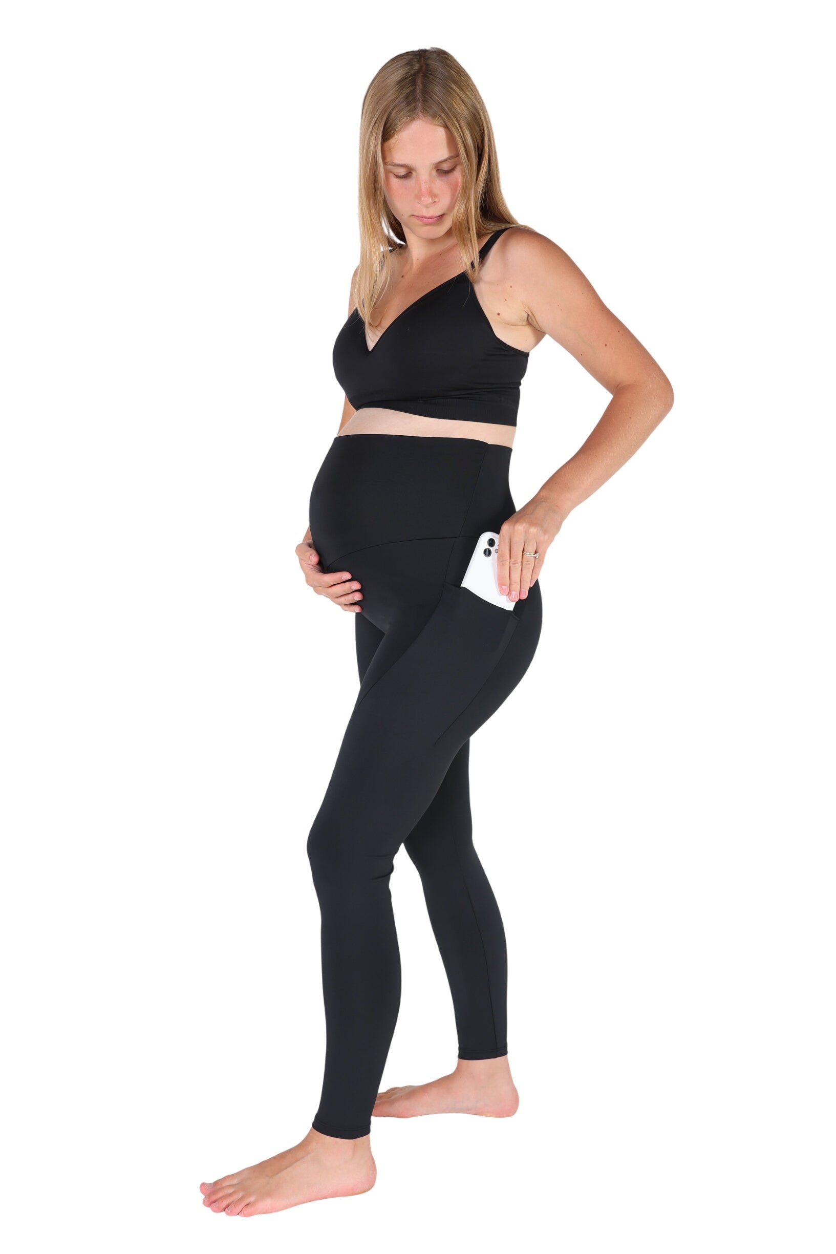 Vaalia™ Everyday Comfort Hi-rise Maternity Pocket Legging