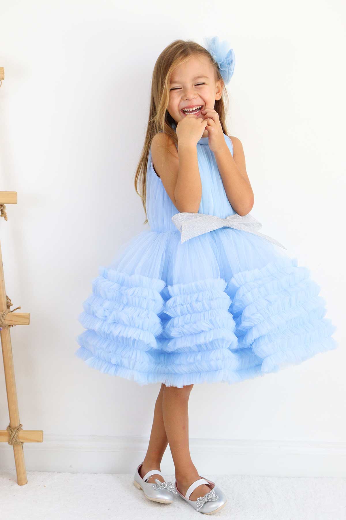 Vanessa Baby Blue Party Dress