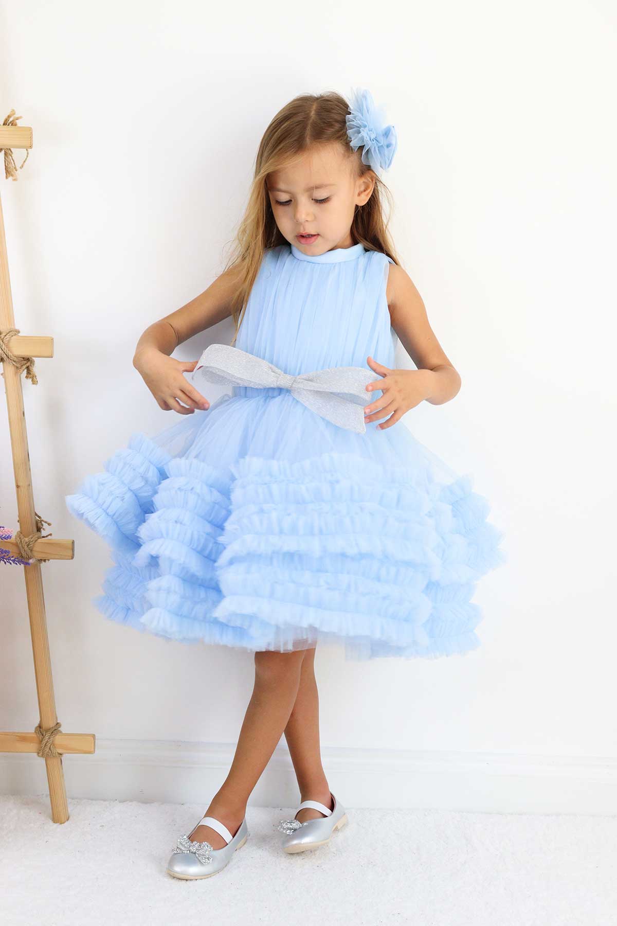 Vanessa Baby Blue Party Dress