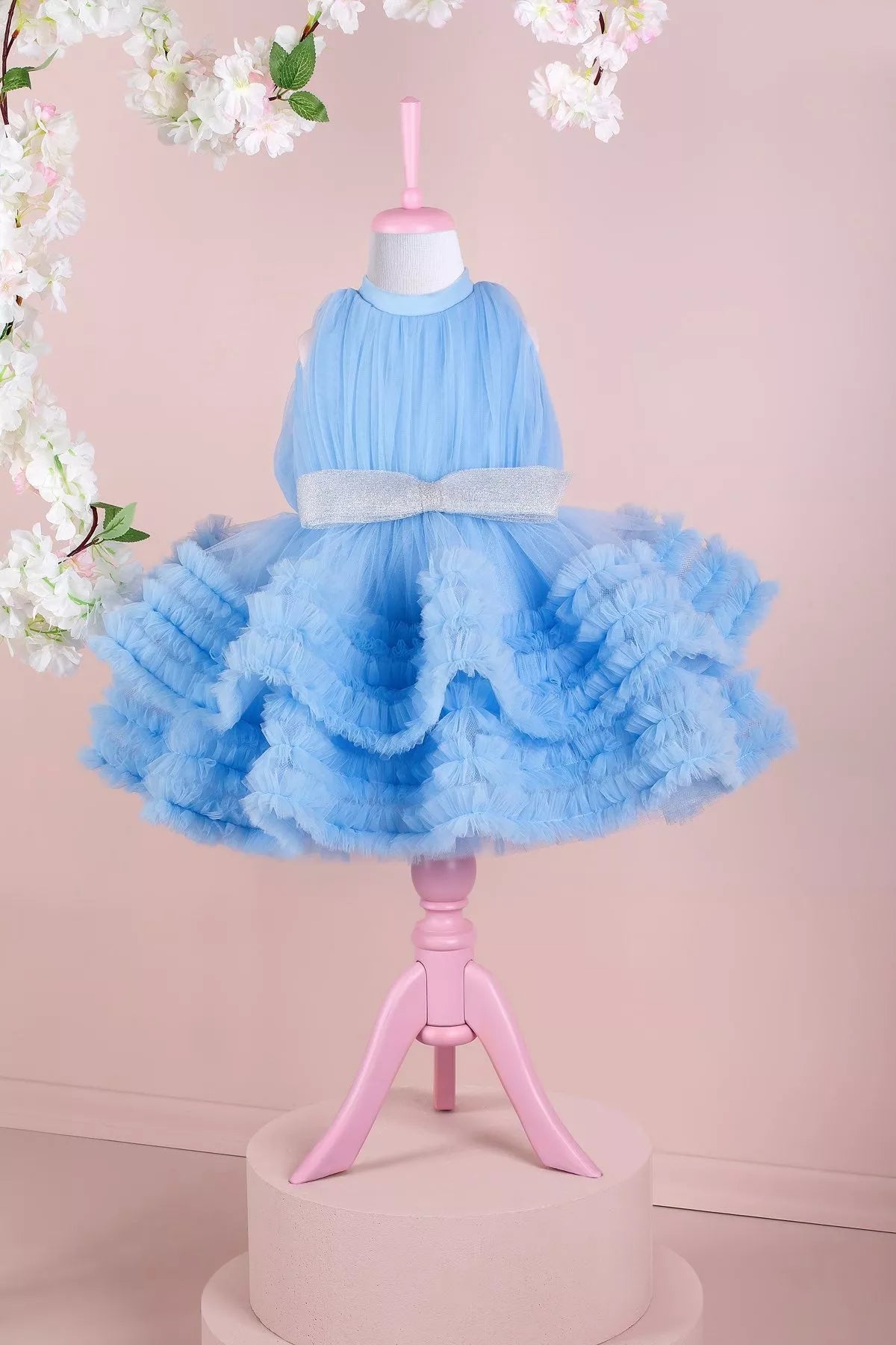 Vanessa Baby Blue Party Dress