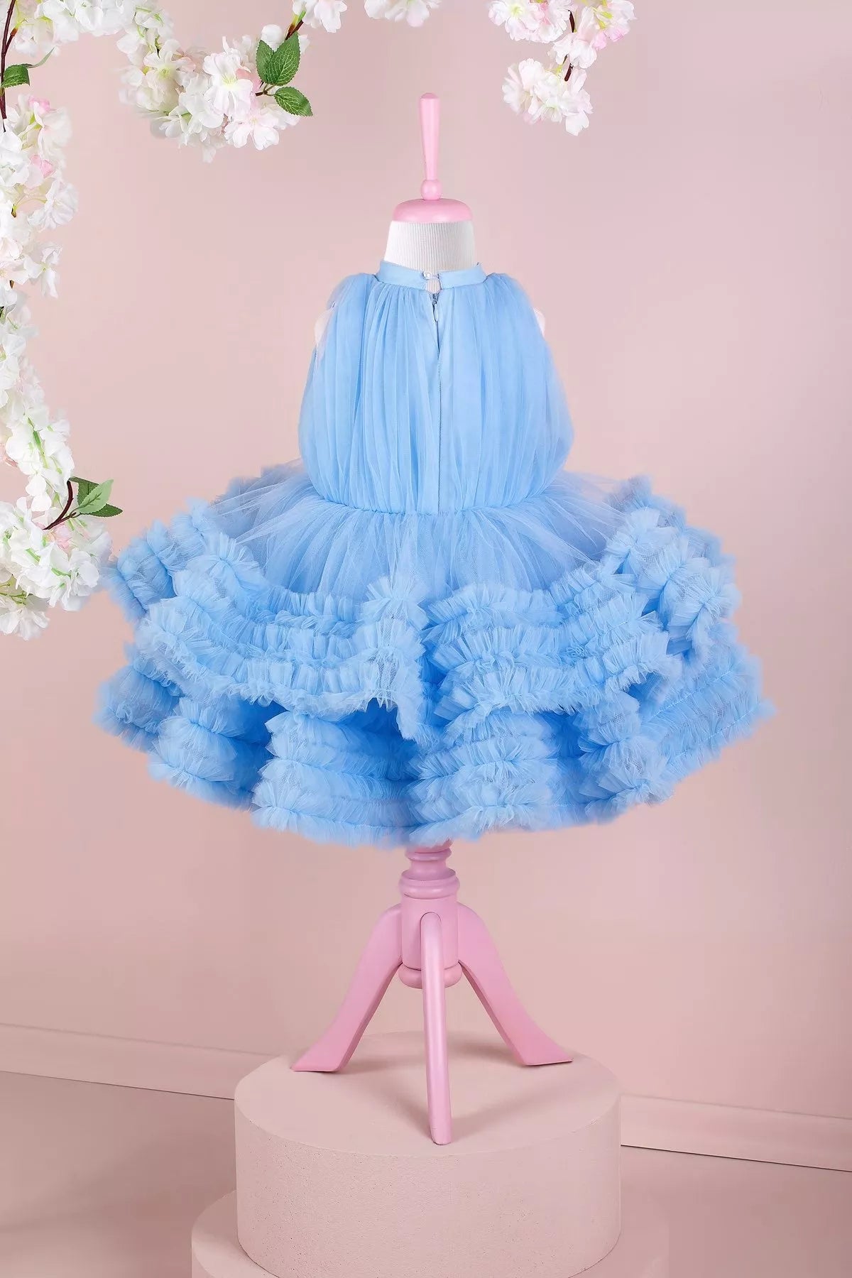 Vanessa Baby Blue Party Dress