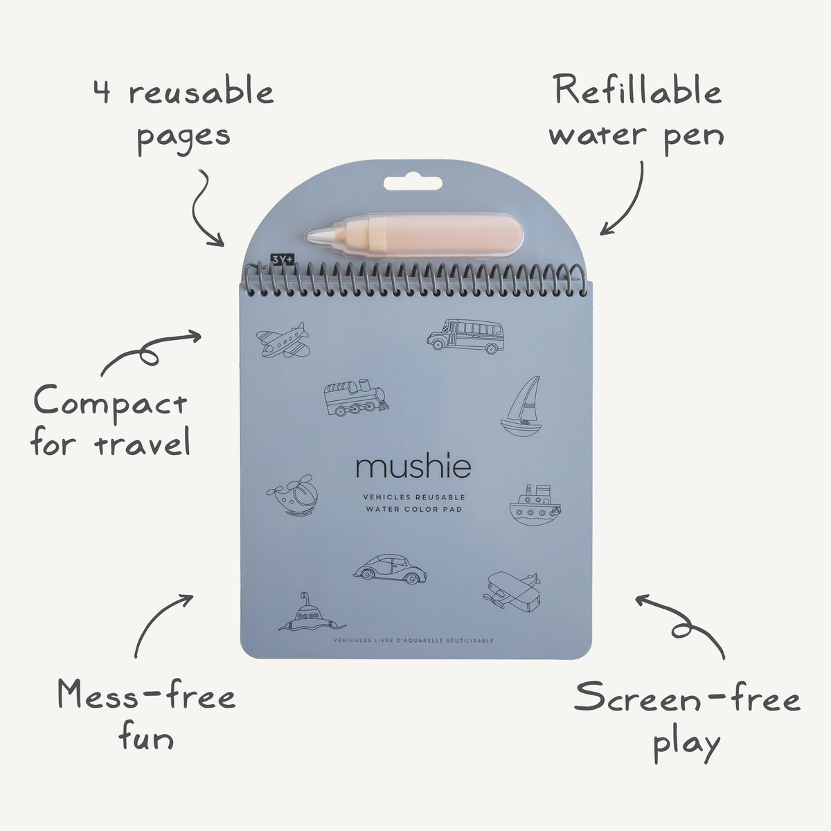 Fairies Reusable Water Color Pad