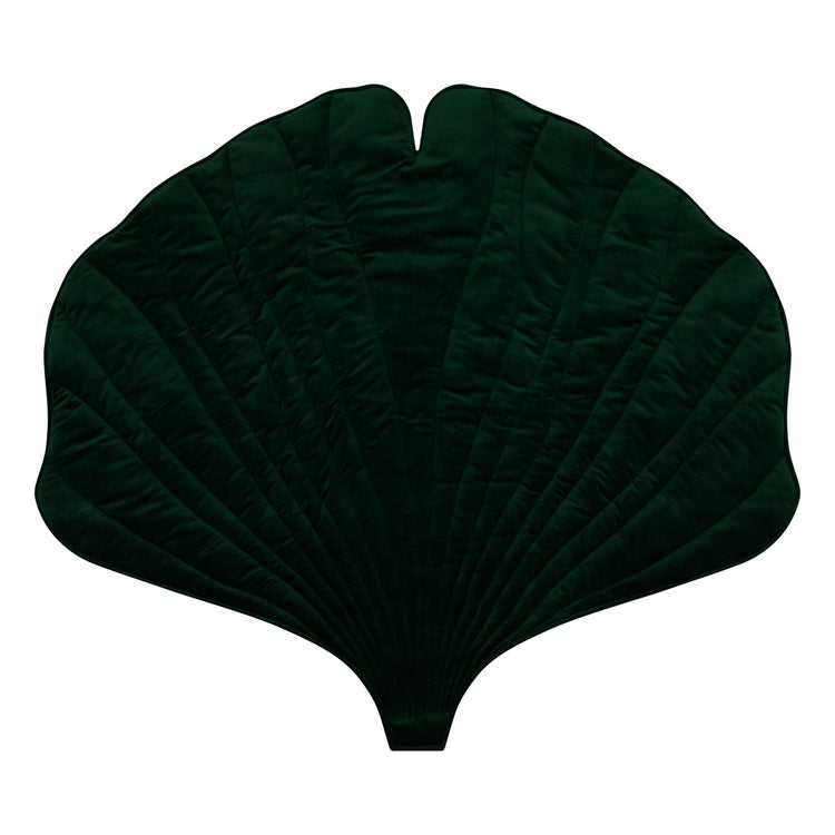 Velvet Green Ginkgo Leaf Mat