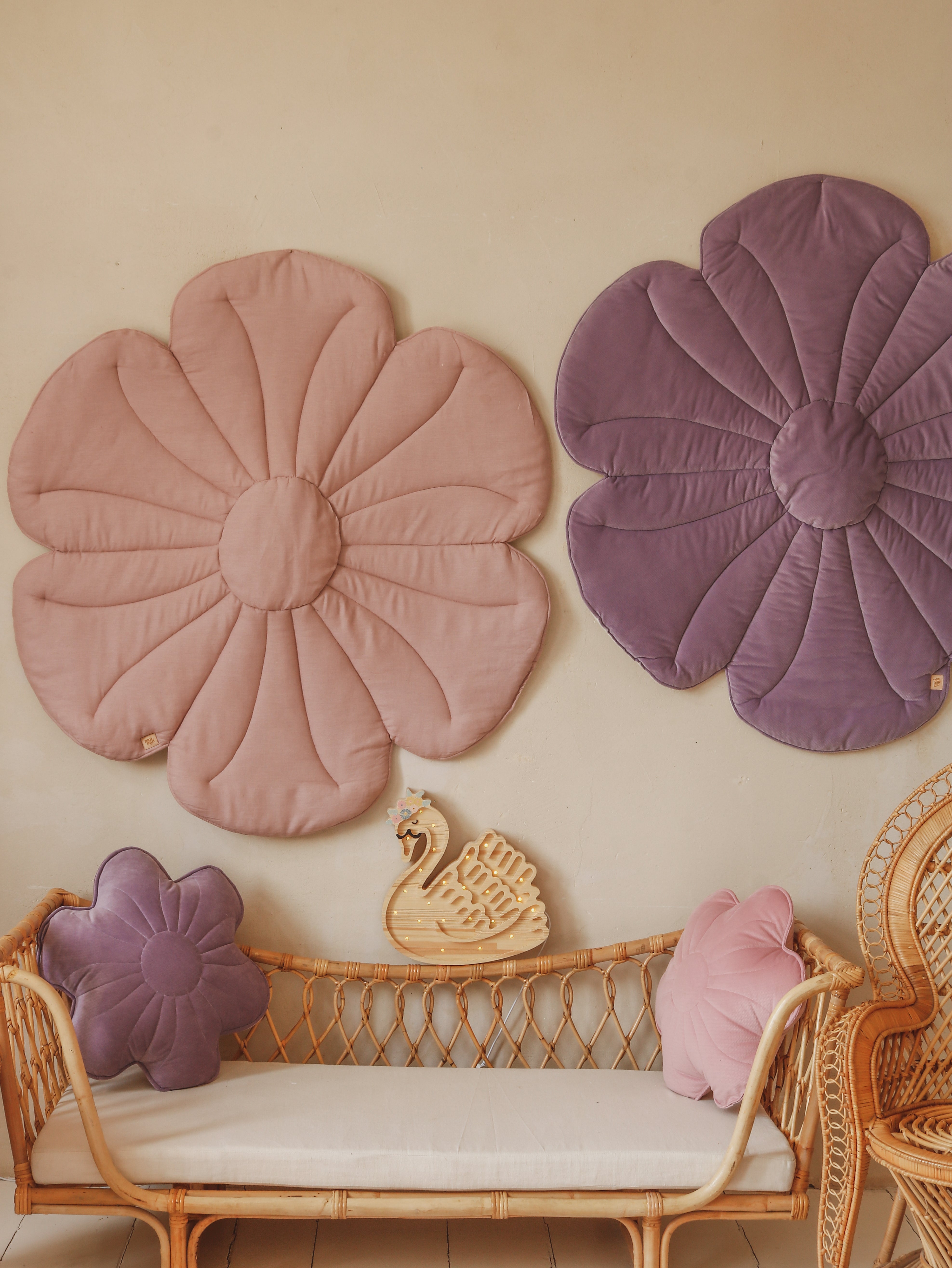 Velvet Violet - Flower Pillow