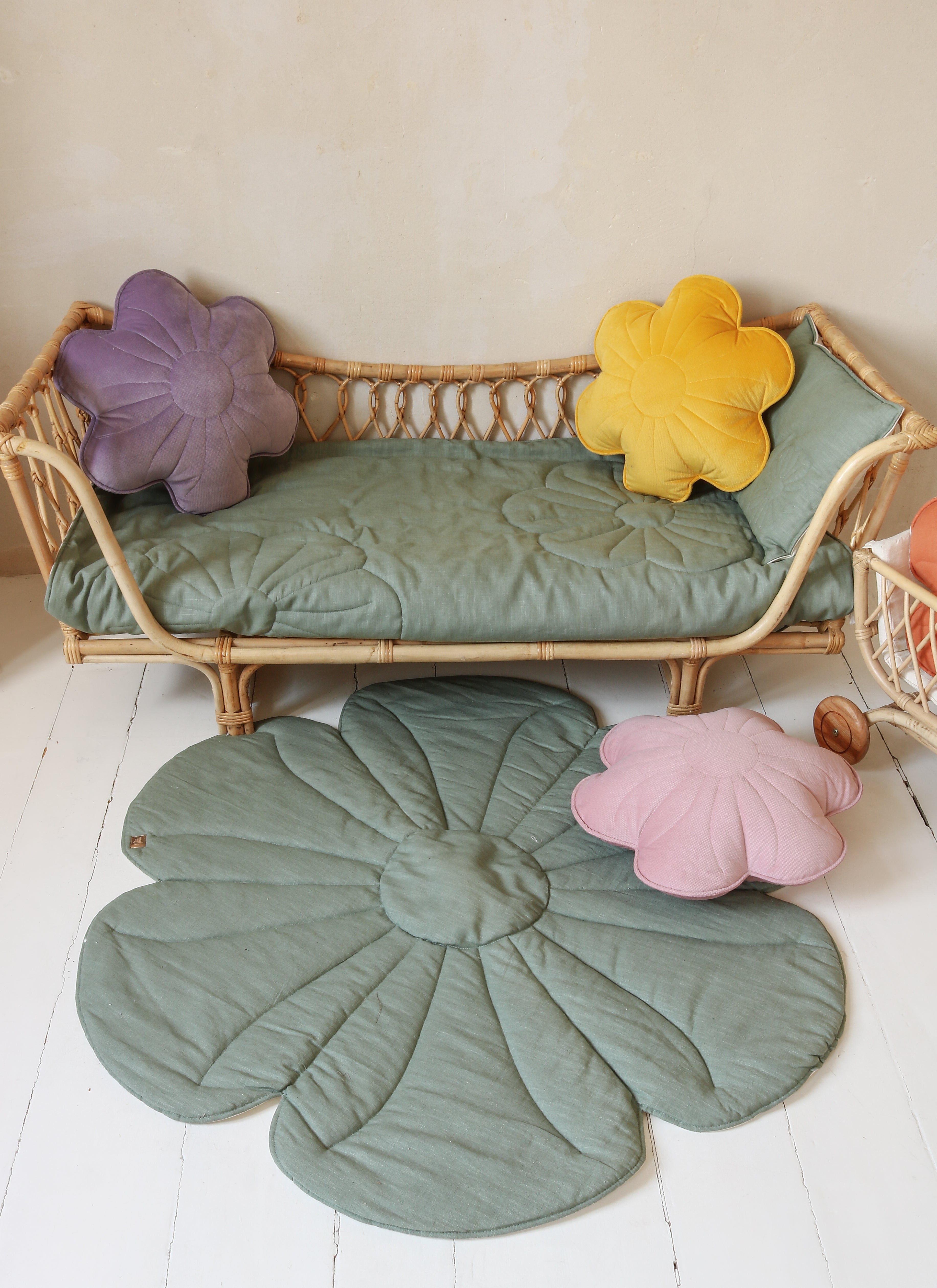 Velvet Violet - Flower Pillow