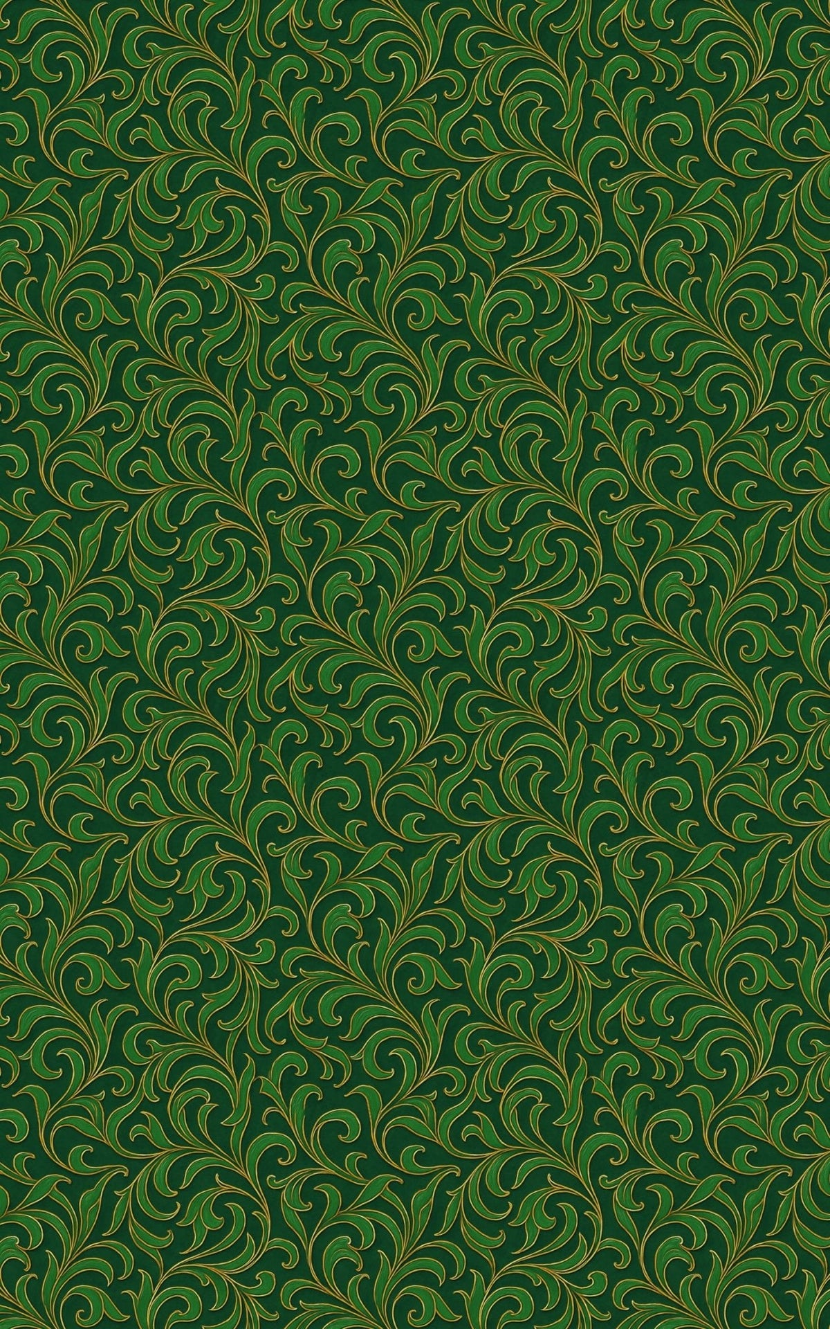Verdant Vines Elegance Wrapping Paper