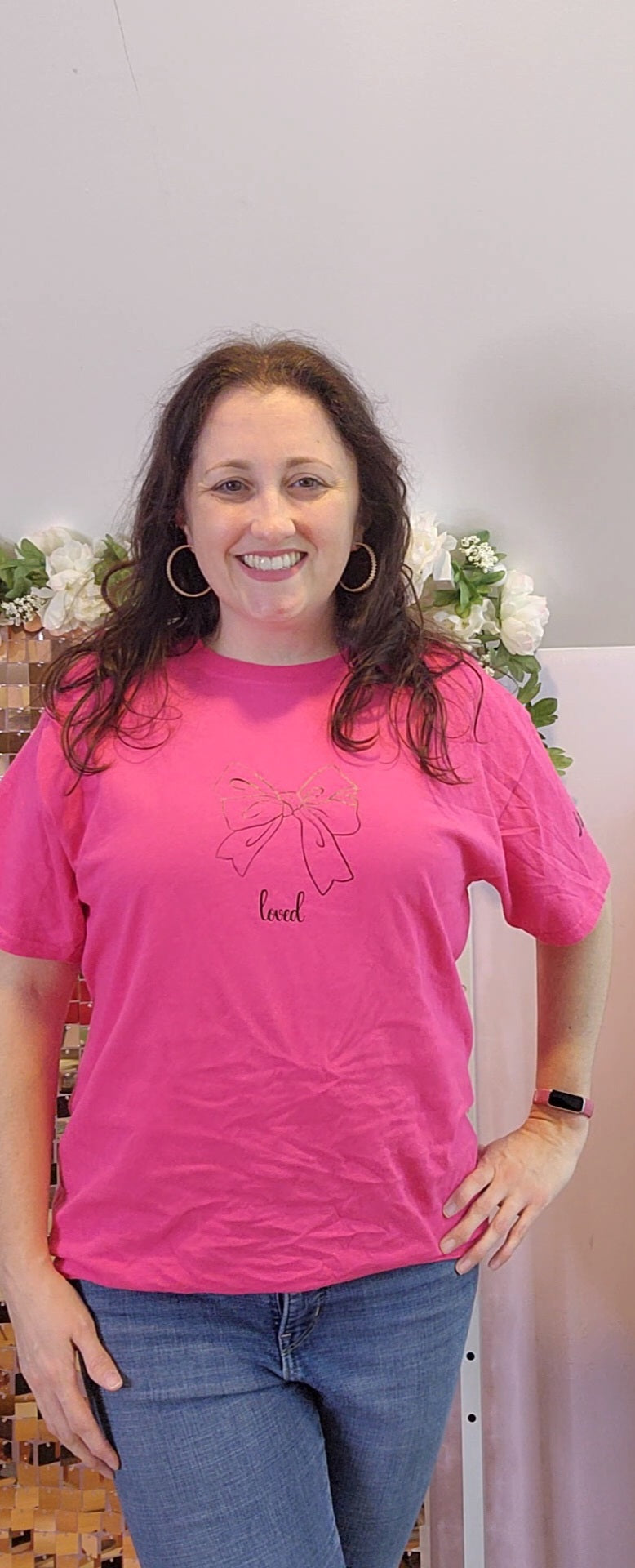 Pre-order- Loved- John 3:16 Bow- Handmade