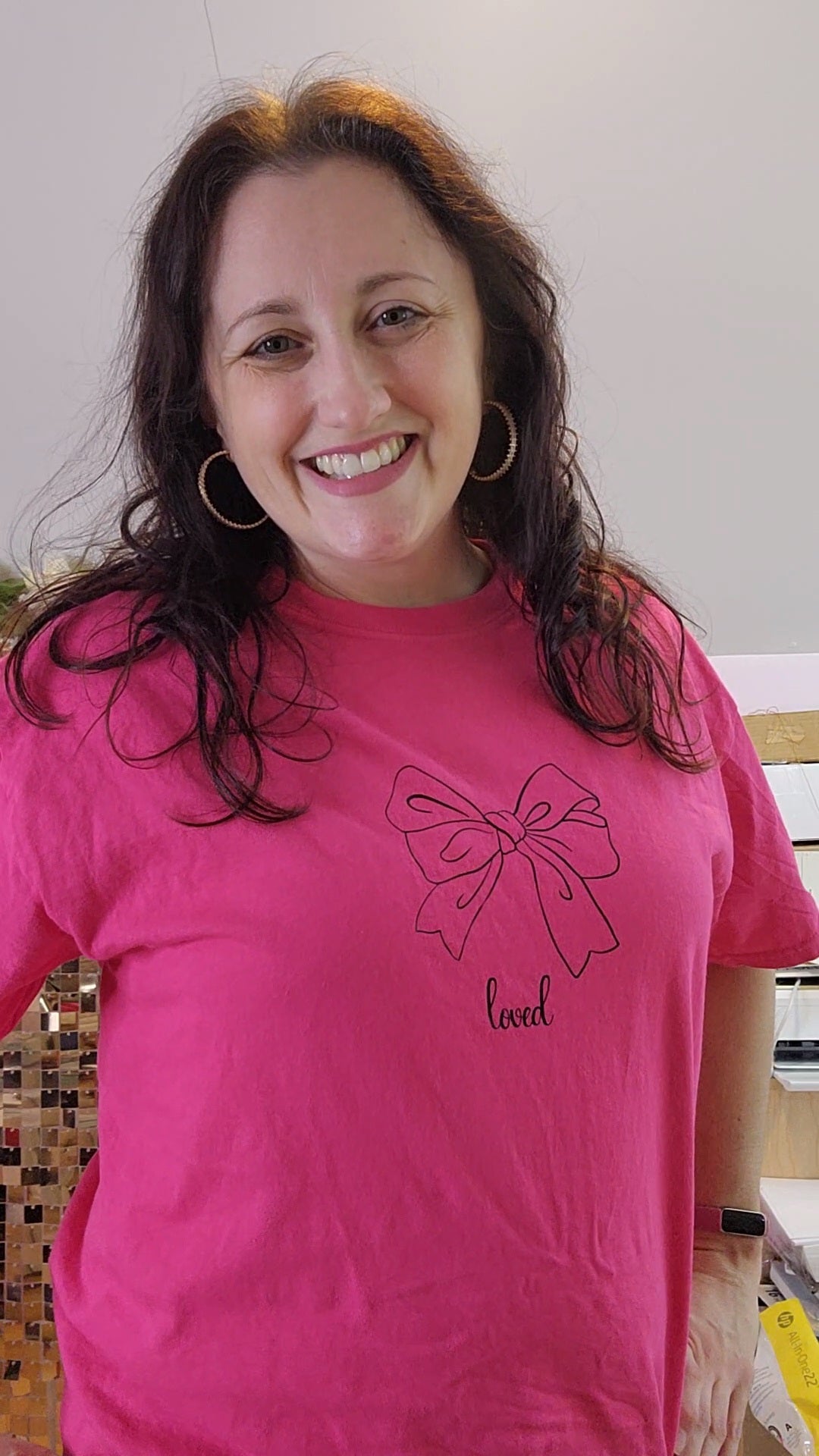Pre-order- Loved- John 3:16 Bow- Handmade
