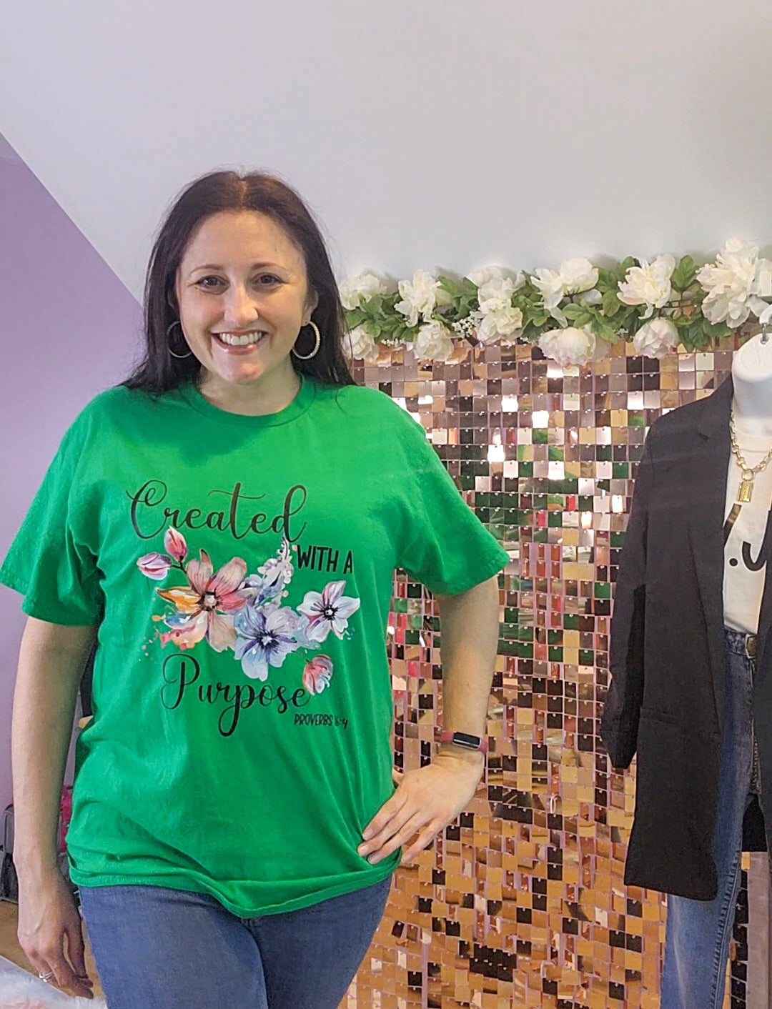 Created With A Purpose- Graphic Tee